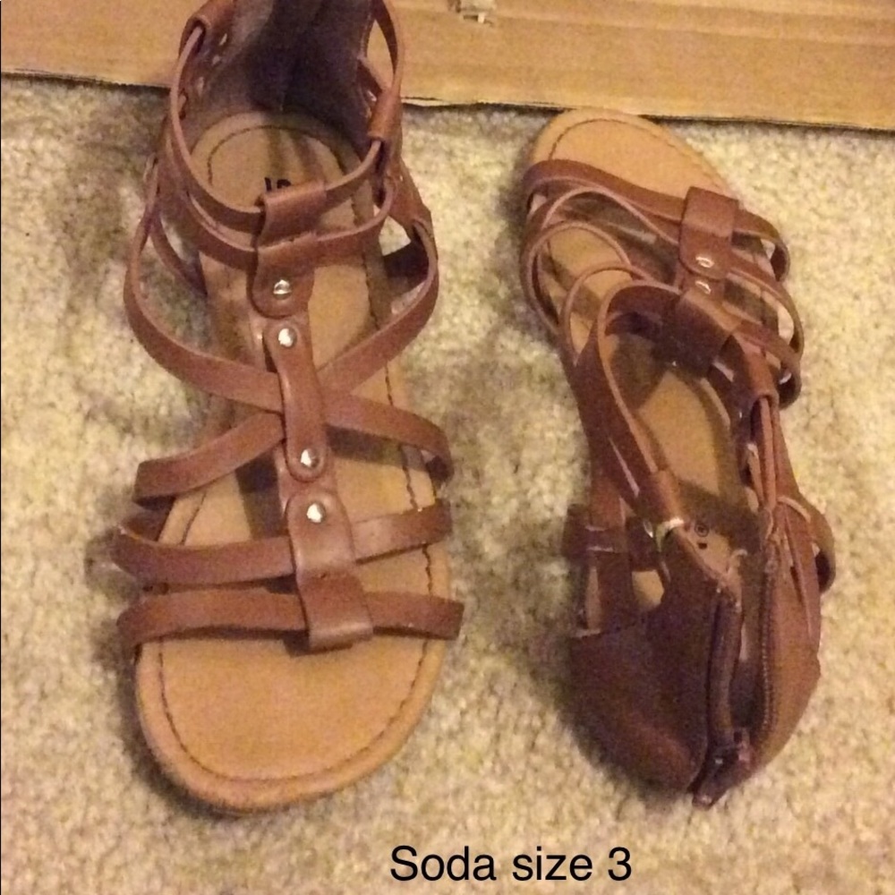 Girls gladiator style sandals